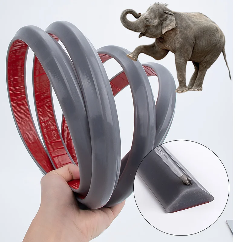 50CM-2M Bathroom Water Stopper Water Partition Dry And Wet Separation Flood Barrier Rubber Dam Silicon Water Blocker Don't Slip