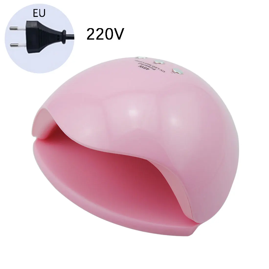 48W 220V EU Новое поступление, 48 Вт/36 Вт, профессиональный УФ светодиодный светильник для ногтей, Сушилка для ногтей, полировальная машина, подходит для лечения всех ногтей, Гель-лак для ногтей, инструмент для дизайна ногтей - Цвет: 48W 220V EU