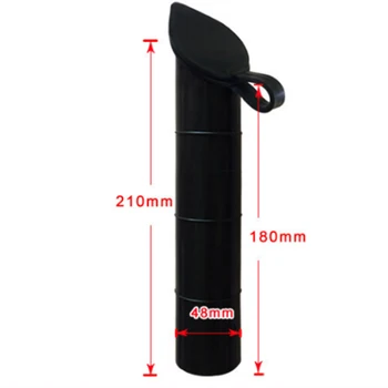 

30 Degree Rubber Band Fishing Rod Holder Outdoor Boat Pole Tube Mounting Rack