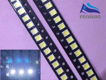 

4000PCS Original UNI LED 3528 2835 1210 Light Beads High Power 1W 3V 90LM Cool white For LED LCD TV Backlight Application