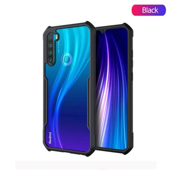 

For Xiaomi Redmi Note 8T 8 7 Pro Case Cover Silicone Armor Transparent Soft Border Back Cases For redmi k30 8A 7A Phone Coque