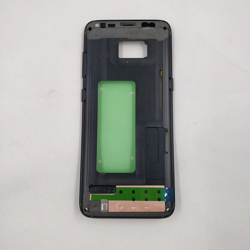 Средняя рамка с боковой кнопкой для Galaxy S8 G950 Середина Рамка Корпус с металлической рамой запасные части