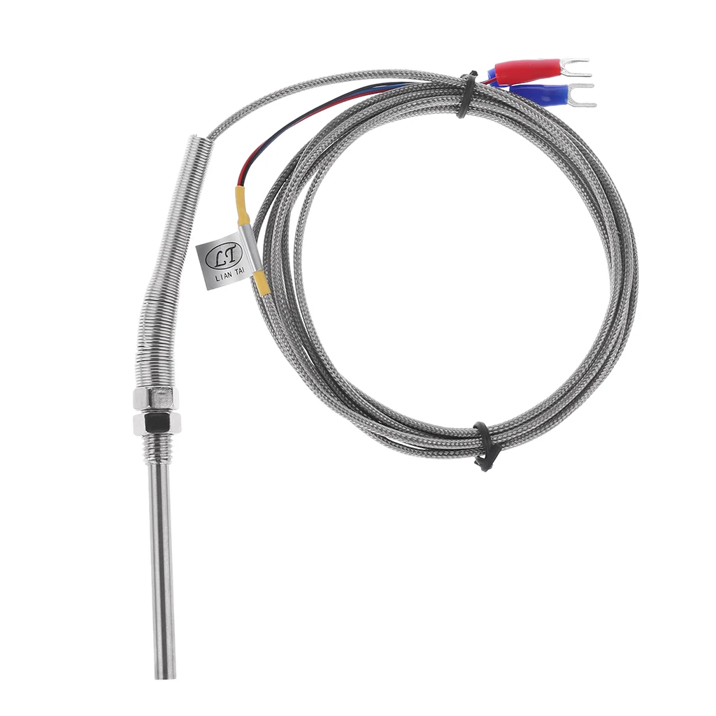 Brand New and High Quality 2m PT100 Thermocouple Probe 5mmx50mm Temperature Controller Sensor 3 Wire 0-400C | Инструменты