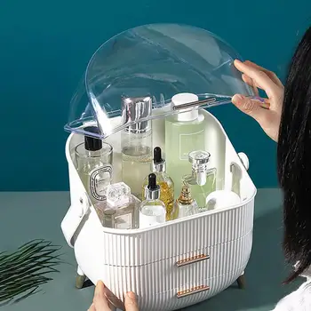 

1pc Make Up Organizer Makeup Tools Holder AccessoriesCosmetics Organizer Desktop Cosmetics Storage Box Sundry Container