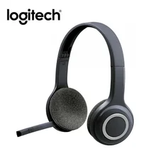 Logitech H600 2 4GHz Wireless Gaming Headset Portable Over The Head Gaming Stereo Headphones Fordable Earphones with Microphone