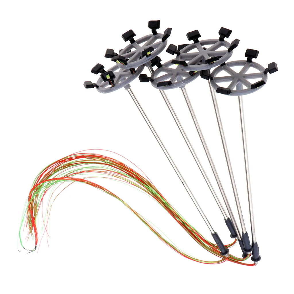 5x 1/100 Model LED Light for Layout Street Sand Table Scene Accessories DIY