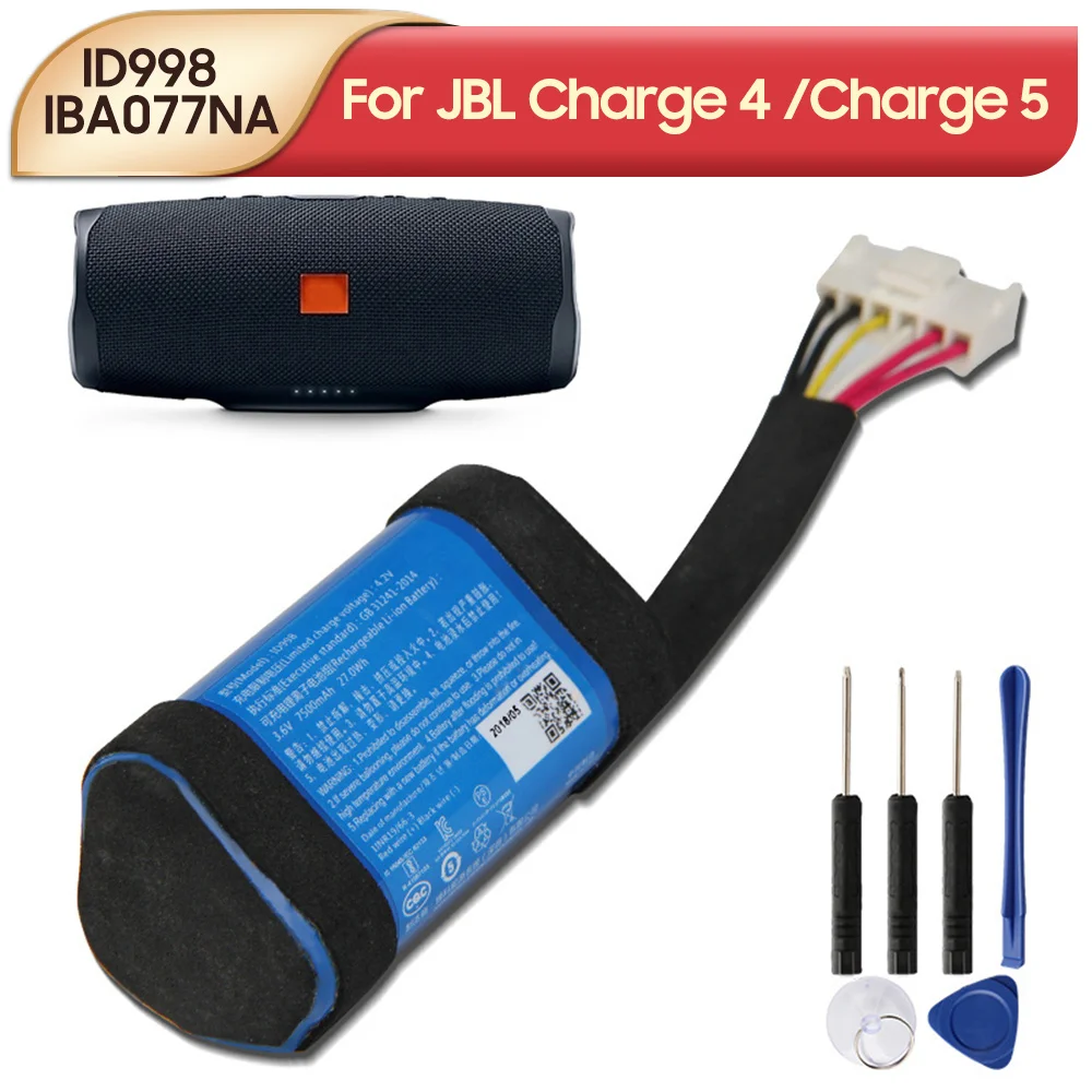 Batteria Di Ricambio Id998 Iy068 Iba077Na Per Jbl Carica 4 Charge4 Sun-Inte-118 Jbl Carica 5 Altoparlanti Bluetooth Batteria