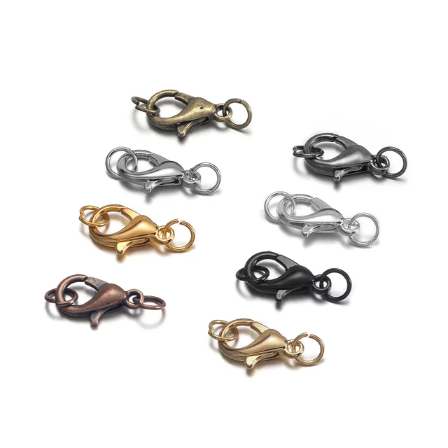 50Pcs Lobster Clasps Hooks with 100Pcs Jump Rings End Clasps Bracelet Necklace Connectors for DIY Jewelry Making Supplies - Image 5