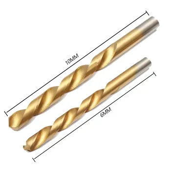 

High Speed 99pcs 1.5mm-10mm Drill Bit Set Titanium HSS Drill Bits Coated Stainless Steel HSS For Electrical Drill