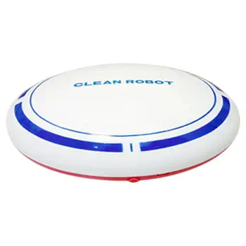 

2 In 1 Rechargeable Floor ing Robot Dust Catcher ligent Auto-Induction Floor ing Robot Vacuum Cleaner(White)