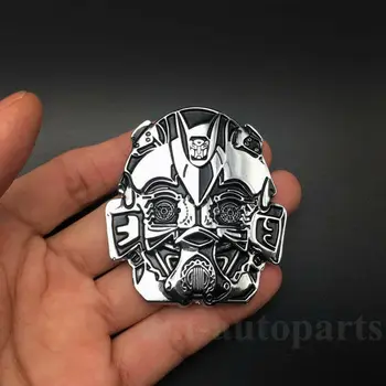 

Metal Transformers Autobots Deceptions Car Auto Emblems Decal Sticker Badge