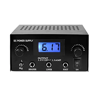 

Digital LCD Dual Mode Tattoo Power Supply , for Rotary Pen & Coil Tattoo Machines US Plug