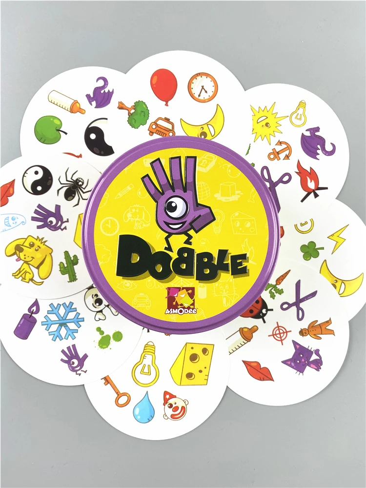 ドブルカードゲーム ボードゲーム 子供用カード キャンプ 金属 タッセル 基本的な英語のおもちゃ Card Games Aliexpress