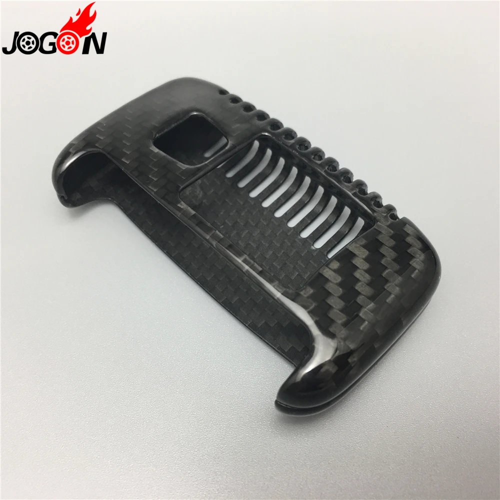 Чехол брелок из настоящего углеродного волокна для Land Rover LR Discovery 4 и Sport Freelander 2 Range