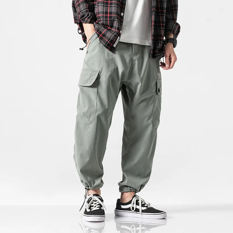 

Northern Boundary Men'S Wear Shu Solid Color Closing Ankle Banded Pants Men's