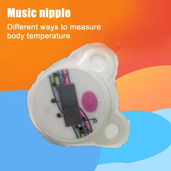 

Children Baby Pacifier Soothing Oral Thermometer Designed With Smooth Arcs Beep Alert Temperature Sensor 1 Pcs