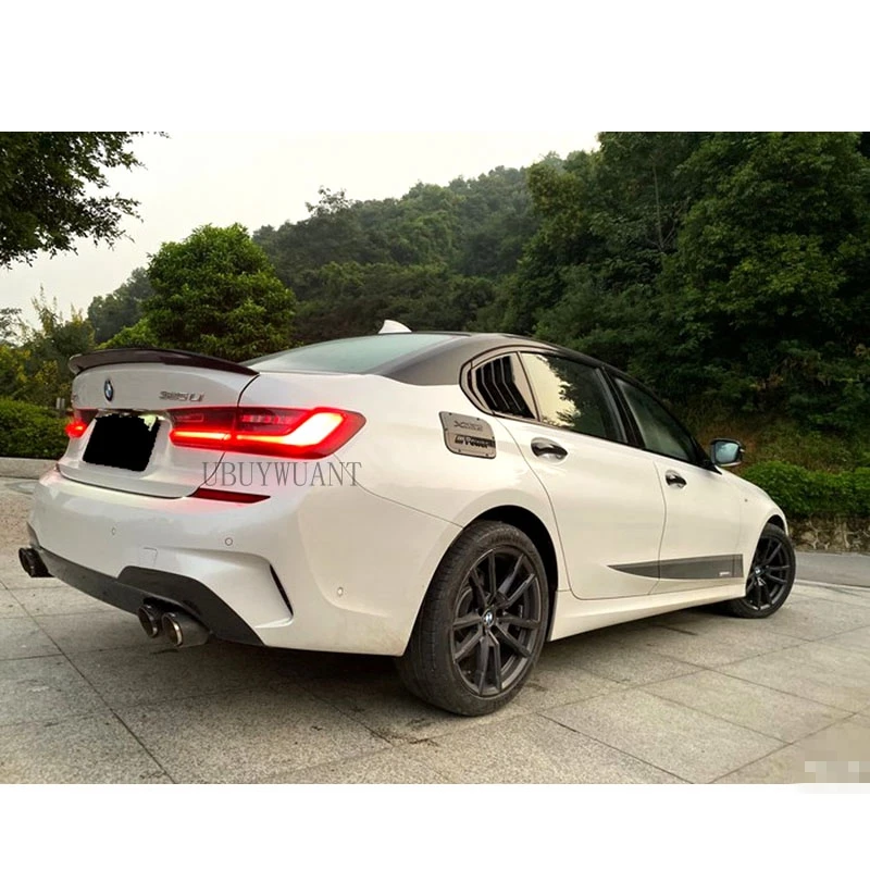 Для BMW новые 3 серии G20 2019 2020 высокое качество углеродное волокно внешний задний