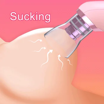 

Sex Toys Nipple Sucker Breast Enlargement Vibrator Nipple Lick Stimulator Vibrator Oral Sucking Sex Toys for Woman Masturbator