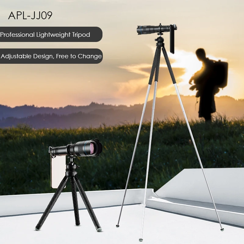 APEXEL Optional HD 60X Metal Telescope Telephoto