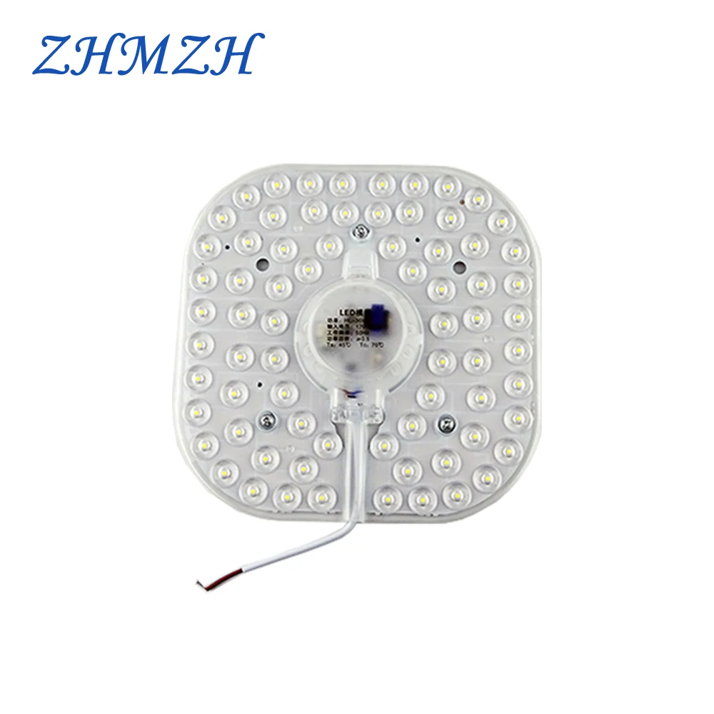 10Pcs/Lot 220V LED Module White 12w18w 24w 36w Replacement Light Source Square Modules Lamp Panel for Ceiling Lights