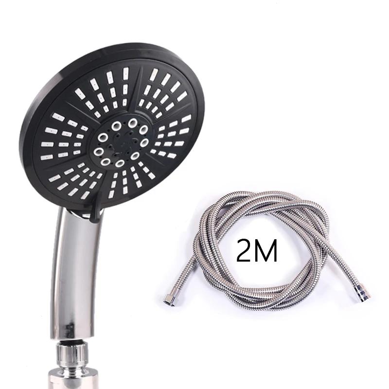 Shower Head Set1 LOMAZOO высокое давление 5 Функция регулируемый струйный душевой фильтр с функцией экономии воды под высоким давлением душевая головка ручная душевая головка - Цвет: Shower Head Set1