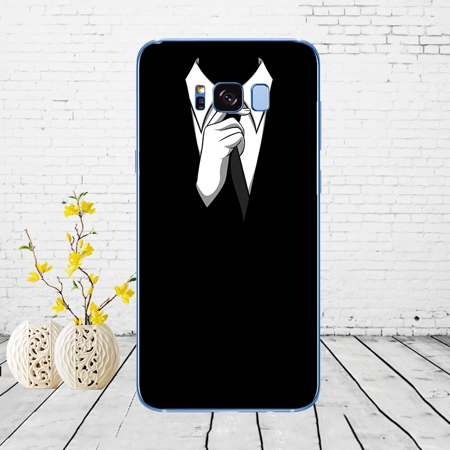 2 96DD темный костюм Mystery Man Мягкий силиконовый чехол для Samsung Galaxy S6 S7 edge S8 S9 S10 plus A70 A50 чехол - Color: 2