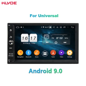 

KD-7099 klyde Android 9.0 universal car navigation hot sell 7 inch with buttons built in DSP car multimedia player