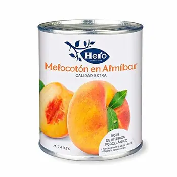 

Hero - Melocotón En Almibar - Conserva de frutas - 500 g - [Pack de 12]