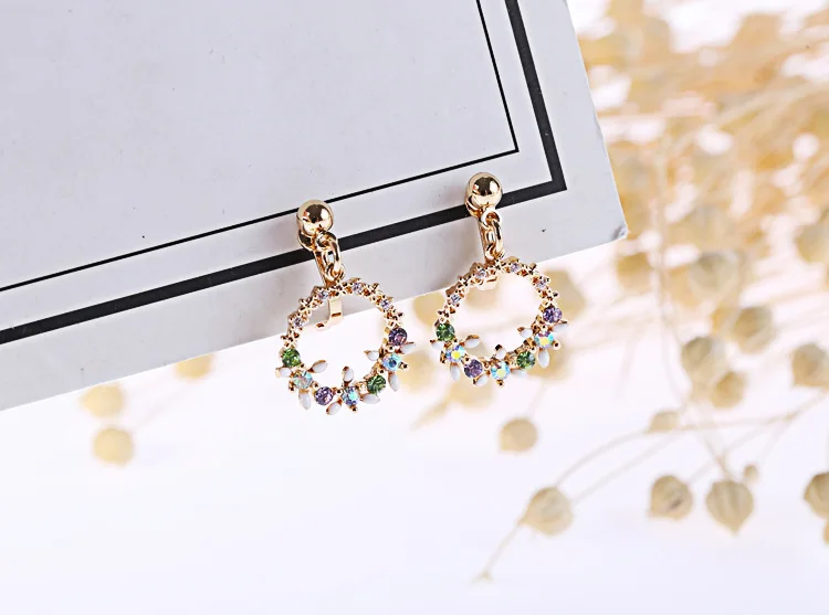 Dangle Clip on Earrings, ear clip earrings,clip earrings,ear clip