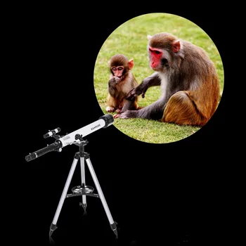 

700x60mm Refractor Space Astronomical Telescope 210X HD Monocular Spotting Scope Outdoor Portable Travel Telescope