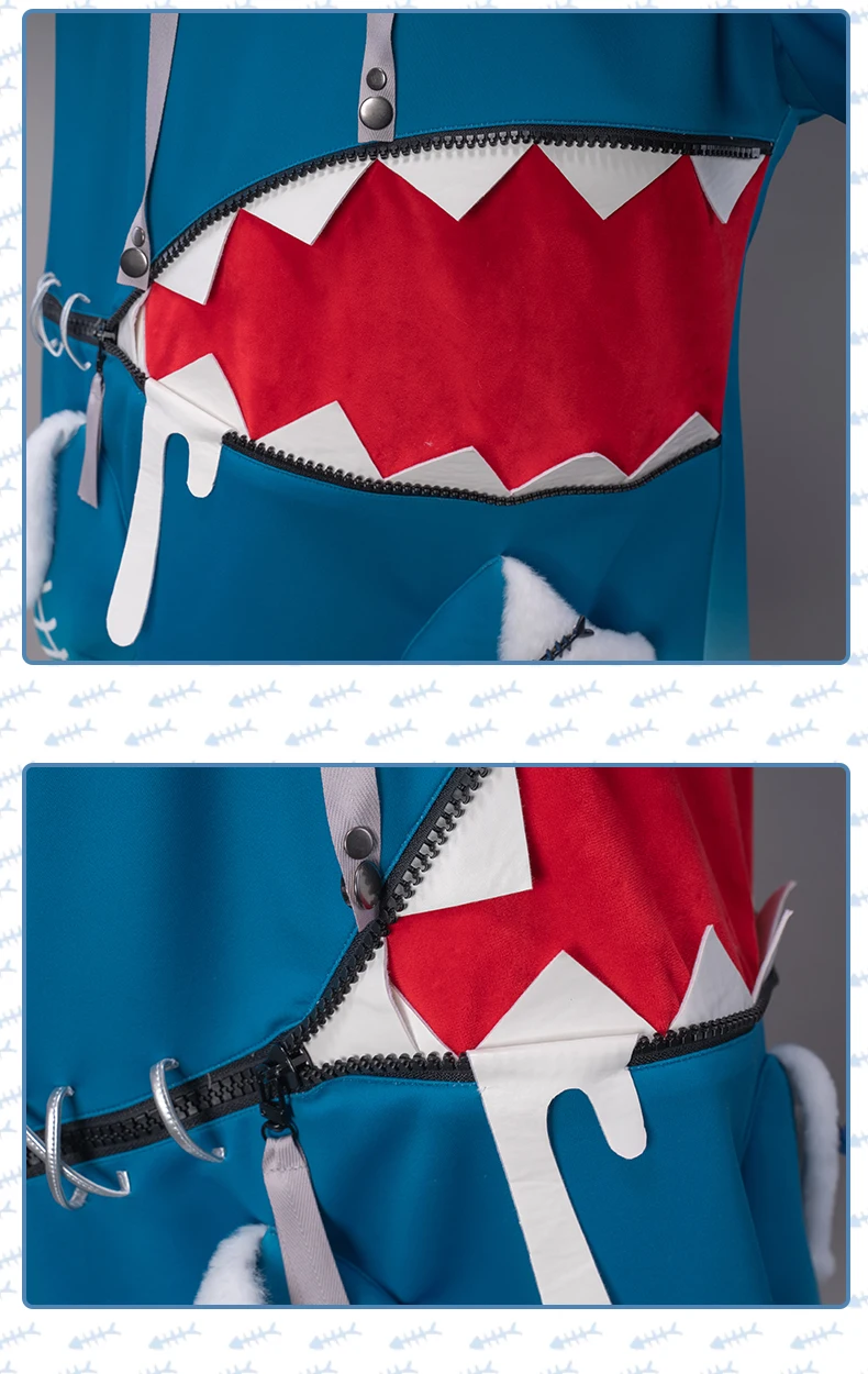 WOWO U Uwowo Hololive Cosplay Costume Shark Hat Suit Anime Costumes Girl Women Cute Blue Body -Zentai shop online H16cfe61982a04b7fa0febeec780e091fA.jpg