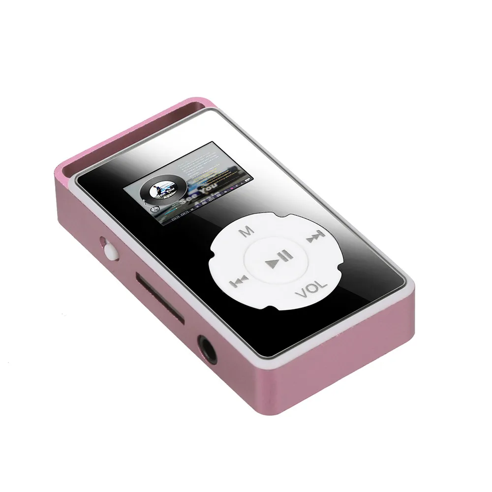EPULA mp3-плеер, портативный светильник, цифровой ЖК-экран, музыкальный спортивный MP3-плеер, поддержка Micro SD TF карты, 32G, зеркальный музыкальный медиаплеер