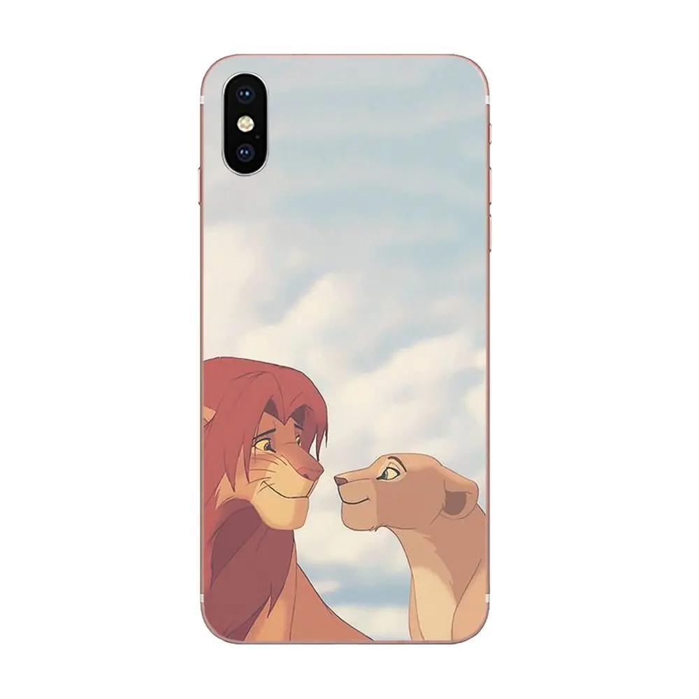 Лев Король Simba и Nala Lover для sony Xperia Z Z1 Z2 Z3 Z4 Z5 compact Mini M2 M4 M5 T3 E3 E5 XA XA1 XZ