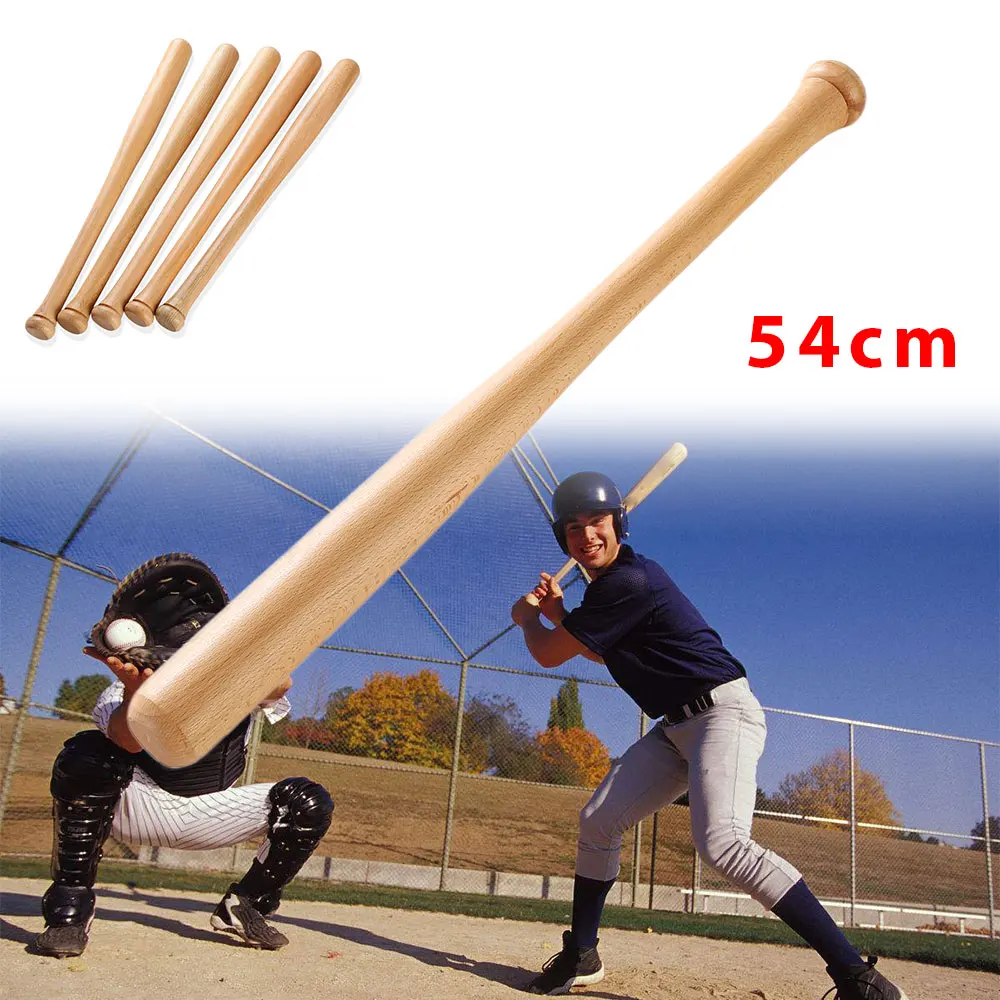 Профессиональный 54 см деревянный взрослые, играющие в спортивные мероприятия летучая мышь бейсбольная летучая мышь игра Лиственные летучие мыши фитнес на открытом воздухе сильный