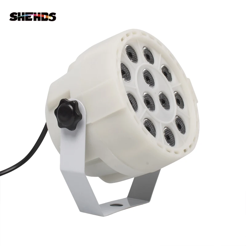 SHEHDS Мини светодиодный плоский Par 12x3 Вт RGBW 4 цвета мыть светильник ing для DJ вечерние Дискотека 8 каналов DMX 512 Master/сохранить сценический светильник