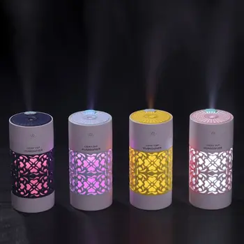 

LED Mini Air Humidifier Essential Oil Diffuser Color Night Light Electric USB Aromatherapy Maker for Home Office Car A6HB