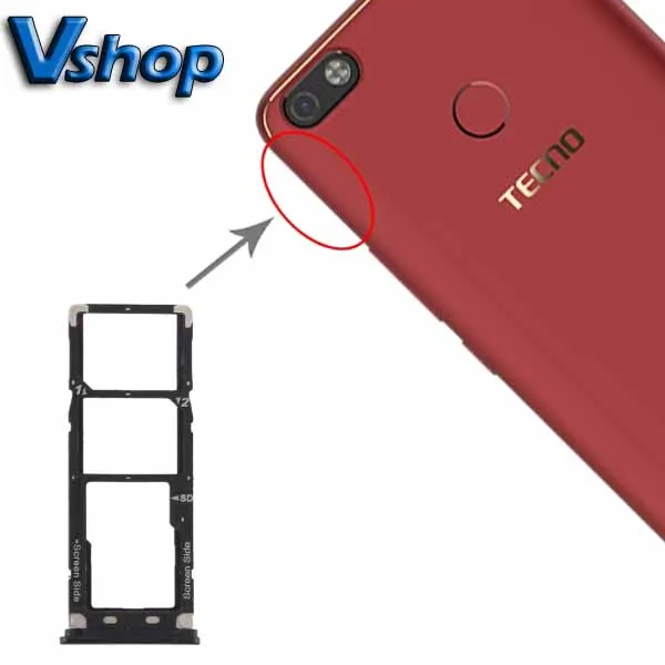 Для Tenco Camon X Pro CA8 лоток для sim-карты+ Micro SD карта запасные части для мобильного телефона
