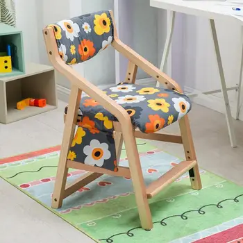 

Children's Study Chair Dining Chair Primary School Chair Chair Solid Wood Lift Chair Chair Desk Chair Home