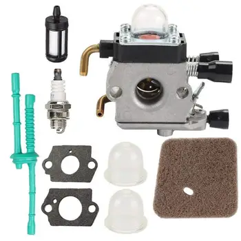 

Carburetor For STIHL FS38 FS45 FS46 FS55 KM55 FS85 Air Fuel Filter Gasket Carb FS85 Carburetor Plus Accessory Set Dropshipping