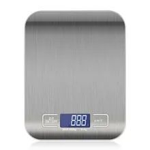 Balance de cuisine multifonction, plate forme en acier inoxydable, grammes numériques et onces pour la perte de poids, la cuisson, la cuisine, la préparation des repas