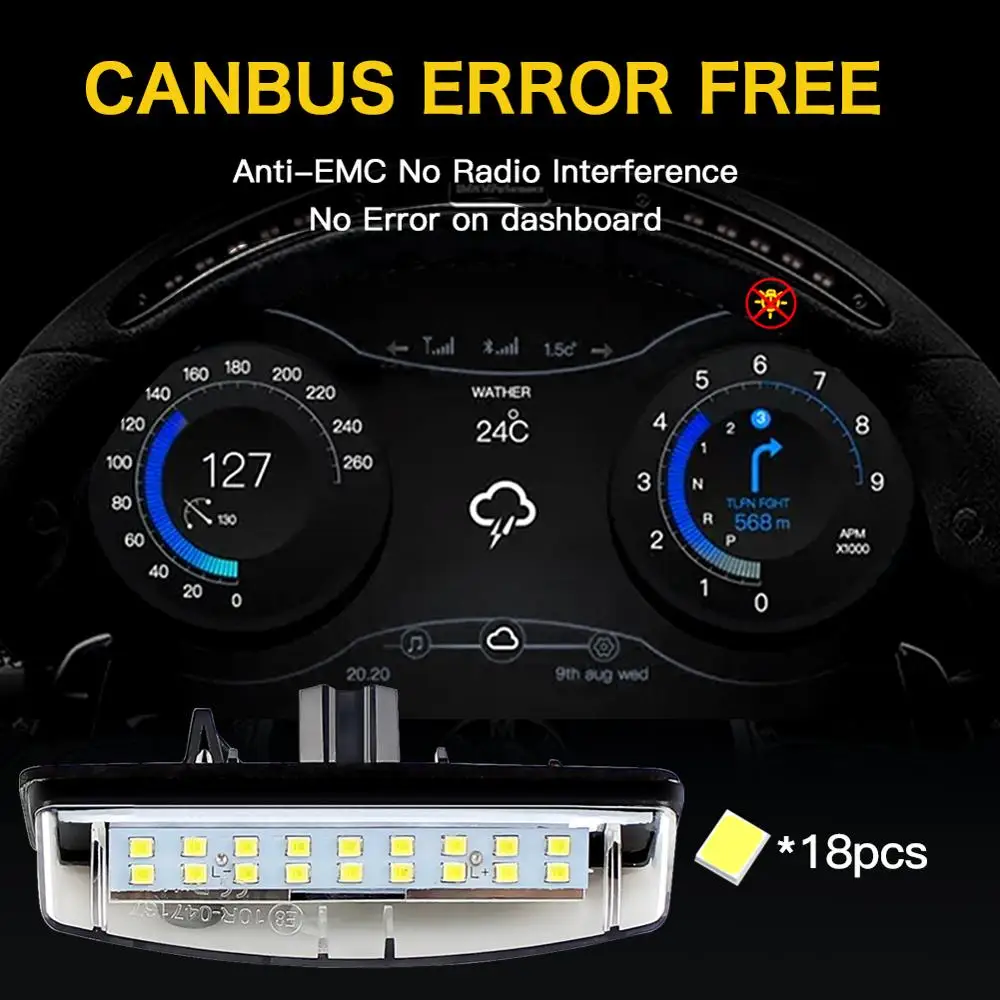 LED CANBUS без ошибок автомобиля номерной знак света база лампы для Мицубиси Кольт