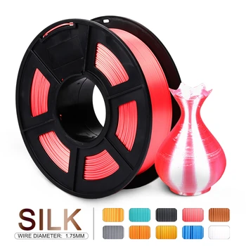 

Silk Filament RED Vacuum packaging 3d Printing Filament 1kg PLA Printing Filament Dimension 3D Printer sublimation Accuracy