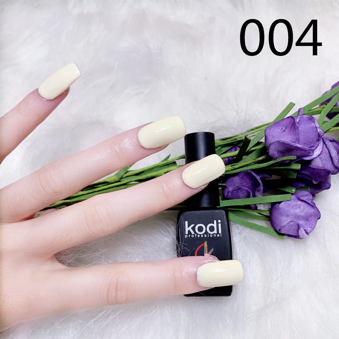 KODI блестящий гель Varish профессиональный 8 мл гель Полупостоянный Kodi резиновая основа и топ 112 цветов на выбор