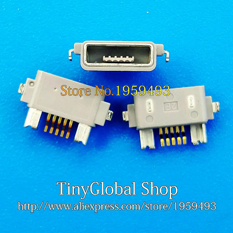 2 шт. разъем зарядного устройства Coopart USB для Sony Xperia Acro S LT26W Walkman WT19 WT19i l36h c6602 c6603 lt25c