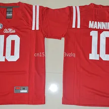 Новое поступление, высокое качество, Eli Manning, красная футболка, Майки#4 Manning, молодежные майки, S-XL