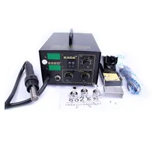 220 В/110 В KADA 852D+ KADA852D+ Переделанный поднос, паяльник, держатель, паяльник, пена, 3 одиночные насадки