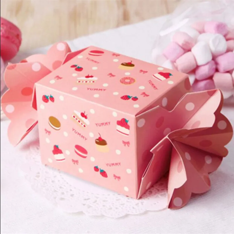 

New DIY 30pcs/lot small size cute and beautiful candy-shaped European wedding candy box creative candy packaging gift box