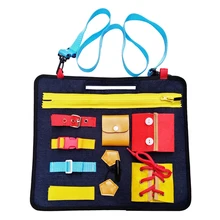 Развивающие Обучающие игрушки 1 набор учитесь одеваться детские головоломки основные навыки войлочная ткань для занятий малыша доска для мелкой моторики