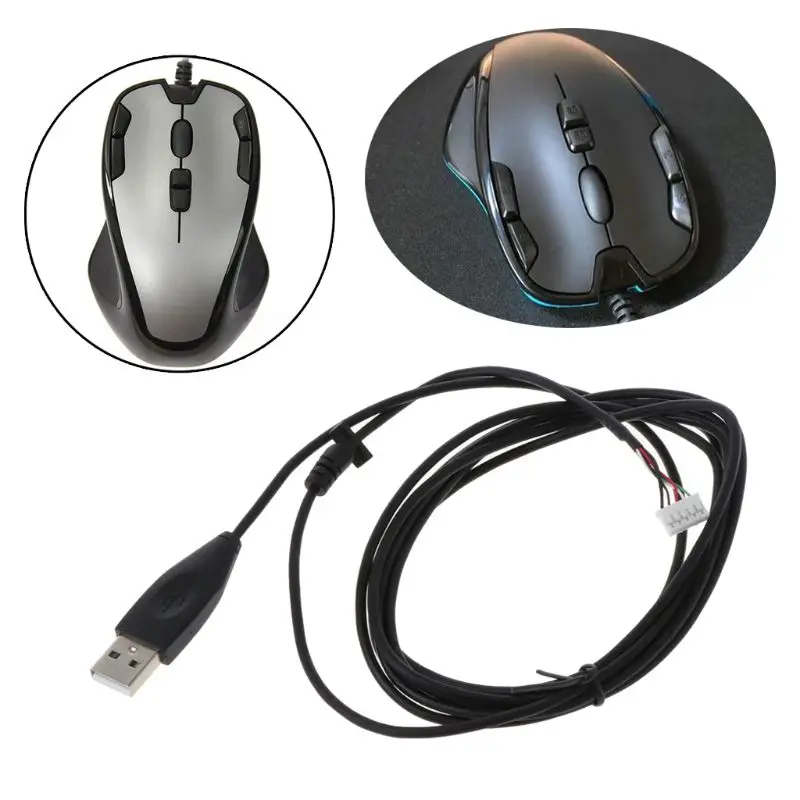 

1PC Replacement Durable USB Mouse Cable Mouse Lines for Logitech G300 G300S Mouse