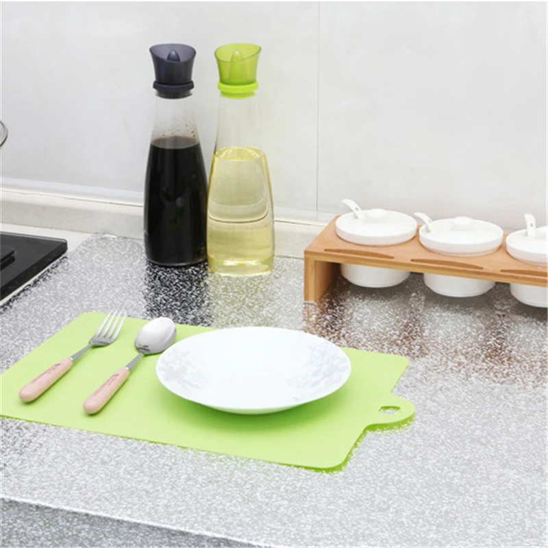 Кухонная настенная плита маслостойкая наклейка из алюминиевой фольги